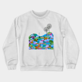 climb to the top of the mountain Crewneck Sweatshirt